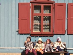 Gan Matanel kids visit folk museum
