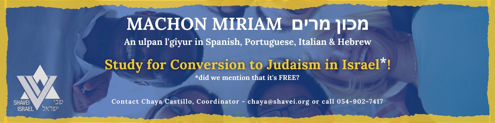 Machon Miriam - Shavei Israel